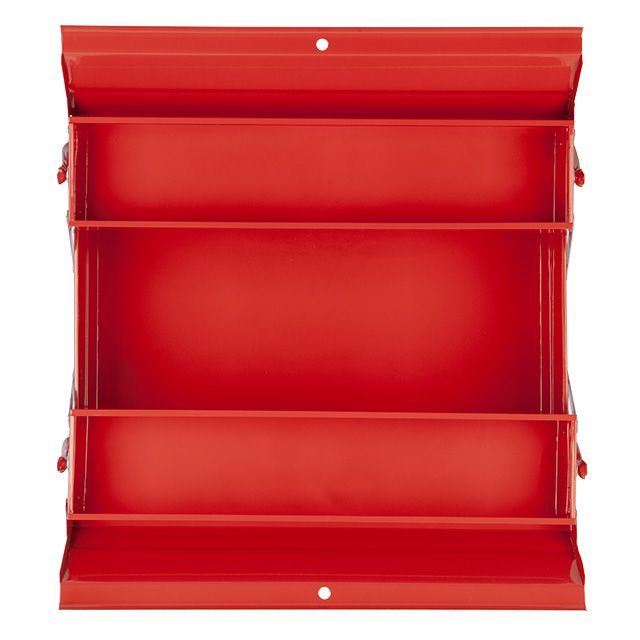 Ящик для инструментов металлический 450 мм, 3 секции INTERTOOL HT-5043