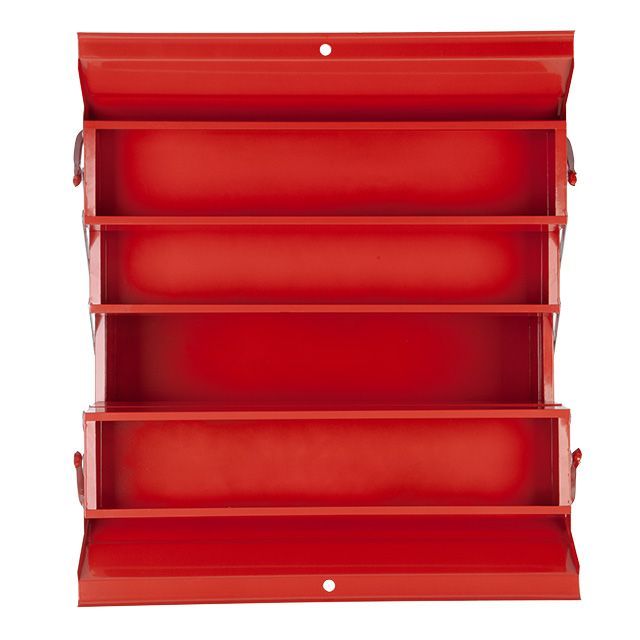 Ящик для инструментов металлический 450 мм, 5 секций INTERTOOL HT-5045