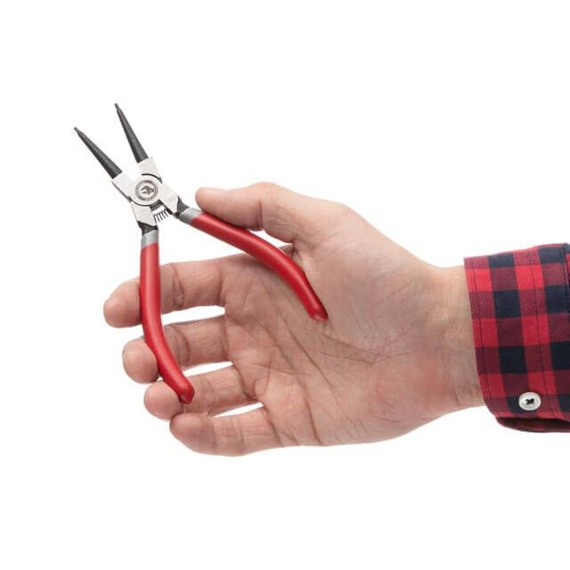 Щипцы для снятия и установки стопорных колец 150 мм, прямые на сжим INTERTOOL HT-7005