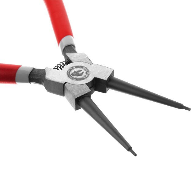 Щипцы для снятия стопорных колец 180 мм, прямые на сжим INTERTOOL HT-7011