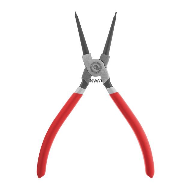 Щипцы для снятия стопорных колец 180 мм, прямые на сжим INTERTOOL HT-7011