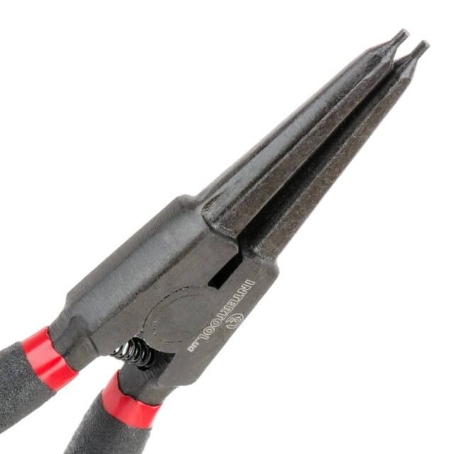 Набор щипцов для снятия и установки стопорных колец 180 мм, 40 CrV, фосфатированные, 4 ед. INTERTOOL HT-7015