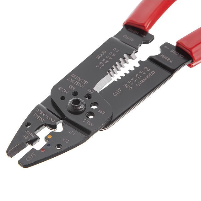 Клещи обжимные (0,5-6,0 мм) INTERTOOL HT-7056