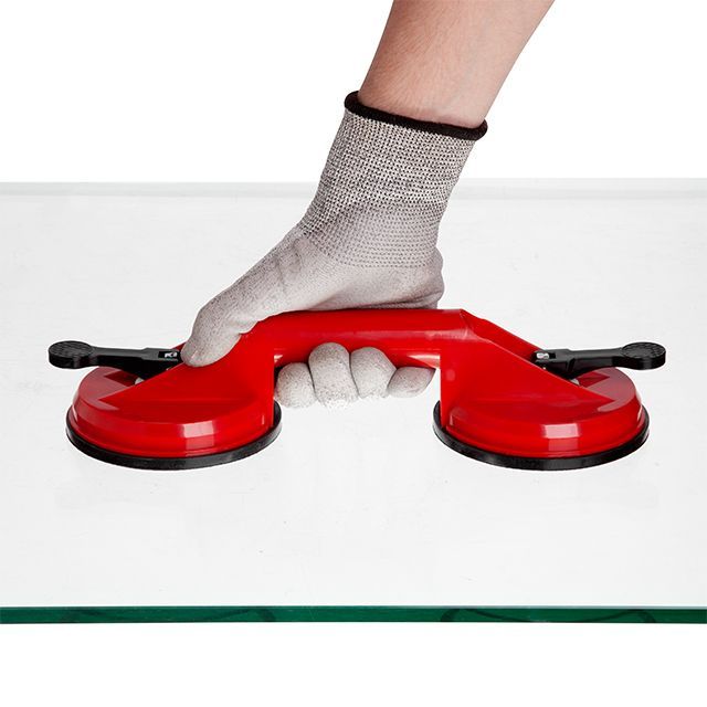 Держатель-присоска для стекол двойная 120 мм, max 80 кг INTERTOOL HT-7102