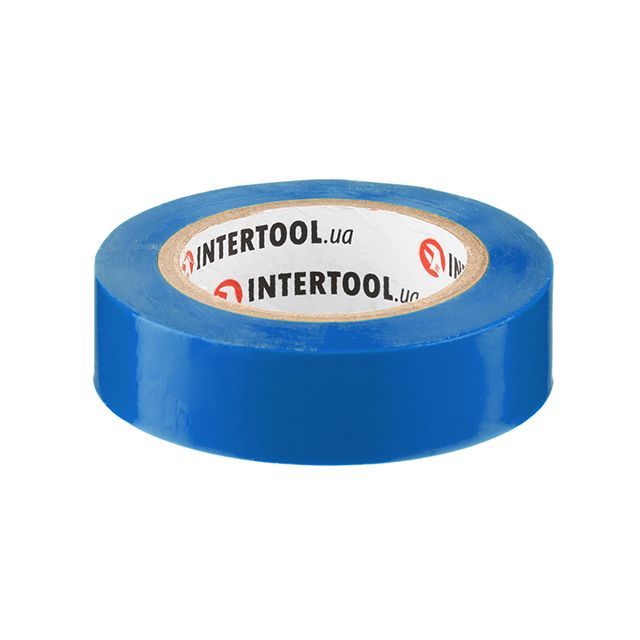Лента изоляционная 10 м, 17*0,15 мм, синяя INTERTOOL IT-0010