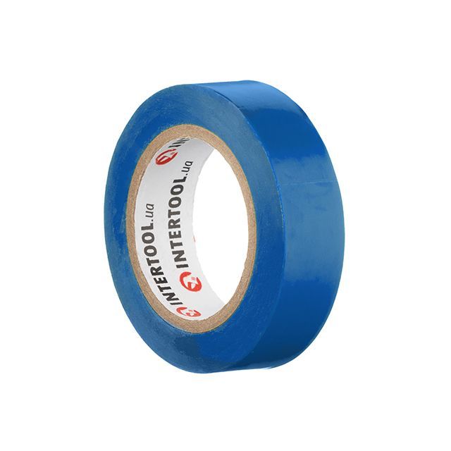 Лента изоляционная 10 м, 17*0,15 мм, синяя INTERTOOL IT-0010