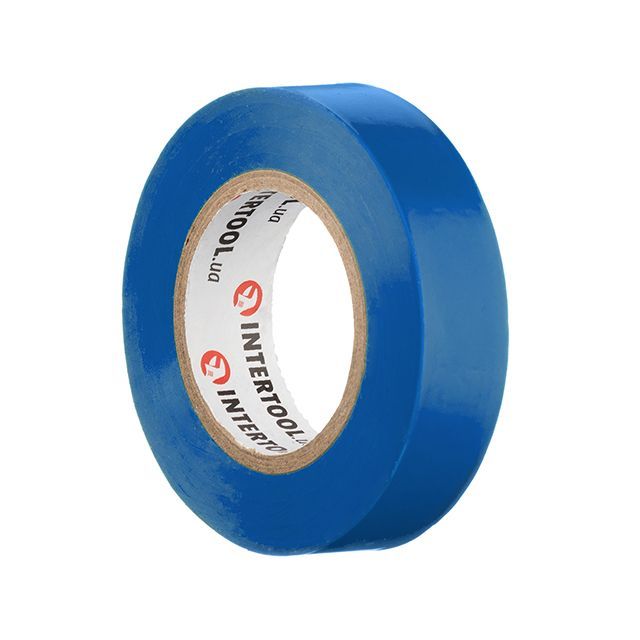 Лента изоляционная 15 м, 17*0.15 мм, синяя INTERTOOL IT-0015