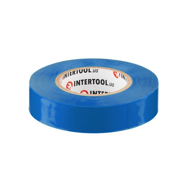 Лента изоляционная 20 м, 17*0,15 мм, синяя INTERTOOL IT-0020
