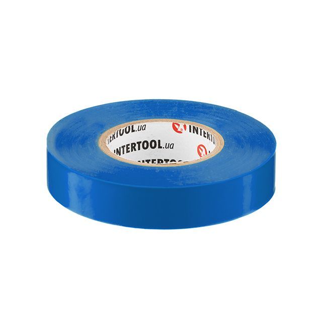 Лента изоляционная 25 м, 17*0,15 мм, синяя INTERTOOL IT-0025