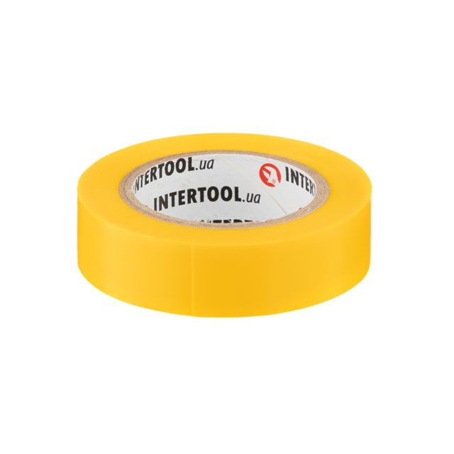 Лента изоляционная 10 м, 17*0.15 мм, желтая INTERTOOL IT-0032