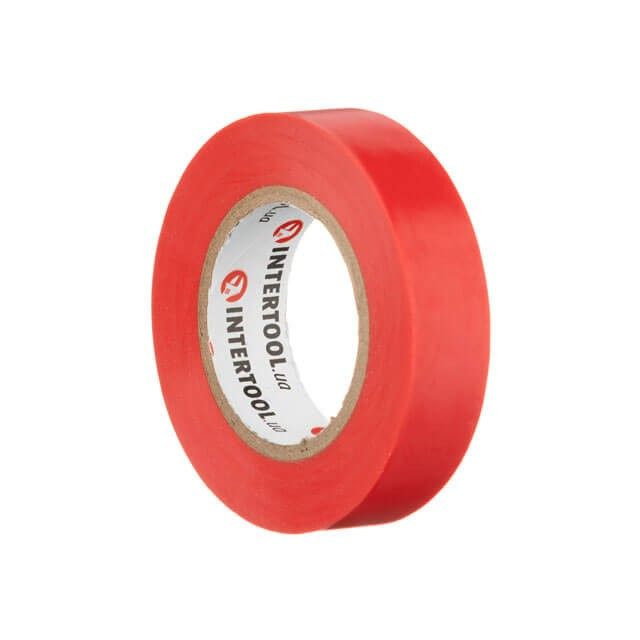 Лента изоляционная 15 м, 17*0.15 мм, красная INTERTOOL IT-0040