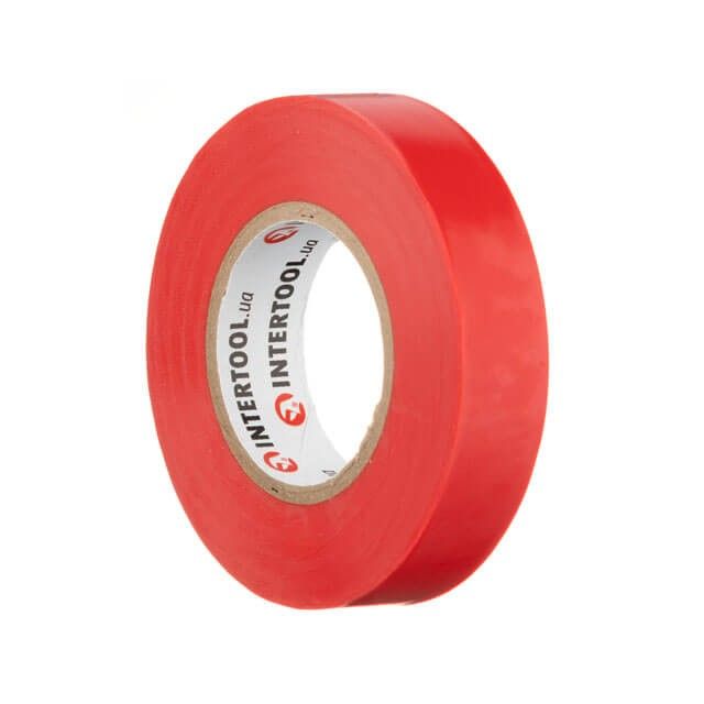 Лента изоляционная 20 м, 17* 0.15 мм, красная INTERTOOL IT-0050
