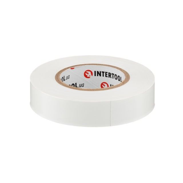 Лента изоляционная 20 м, 17*0.15 мм, белая INTERTOOL IT-0053