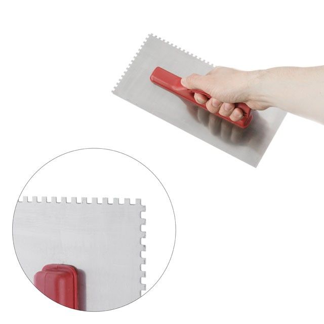 Затирка cтальная оцинкованная 280*130 мм, 4*4 мм INTERTOOL KT-0004