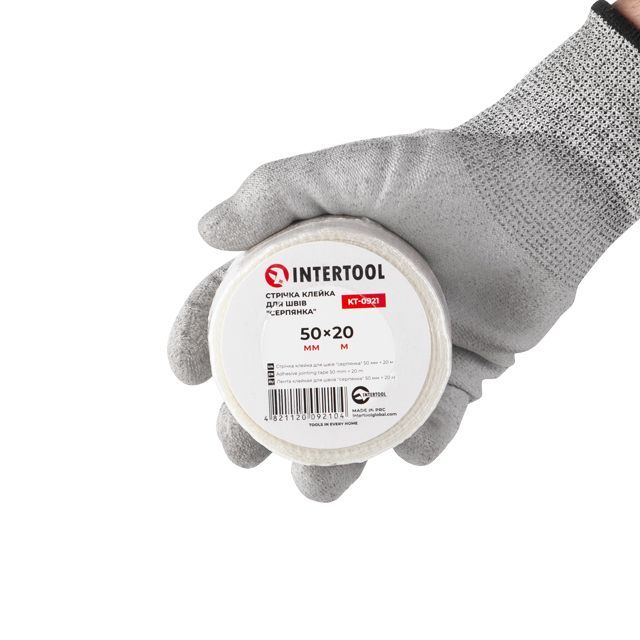 Лента клеящаяся для швов "серпянка" 20 м, 50 мм INTERTOOL KT-0921