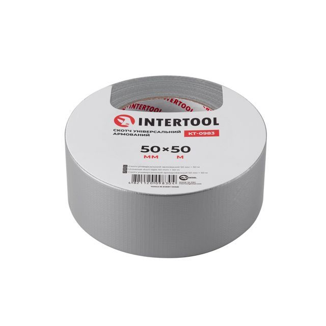 Скотч универсальный армированный 50 м, 50 мм INTERTOOL KT-0983