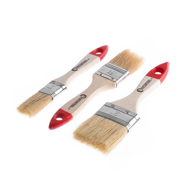 Набор кистей флейцевых 25, 38, 50 мм, 3 ед. INTERTOOL KT-1003