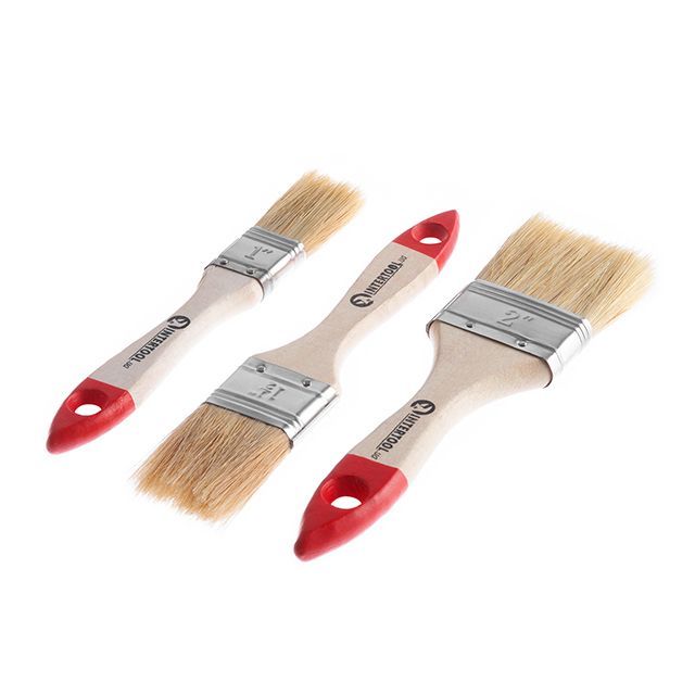 Набор кистей флейцевых 25, 38, 50 мм, 3 ед. INTERTOOL KT-1003