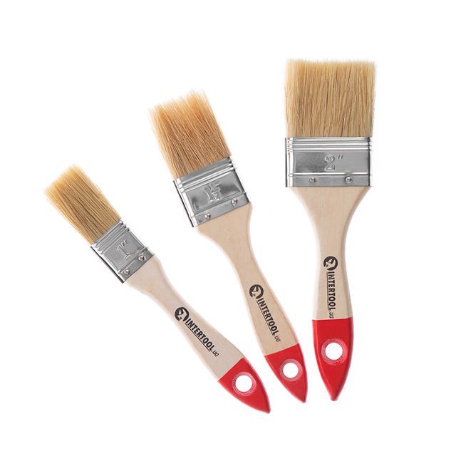 Набор кистей флейцевых 25, 38, 50 мм, 3 ед. INTERTOOL KT-1003