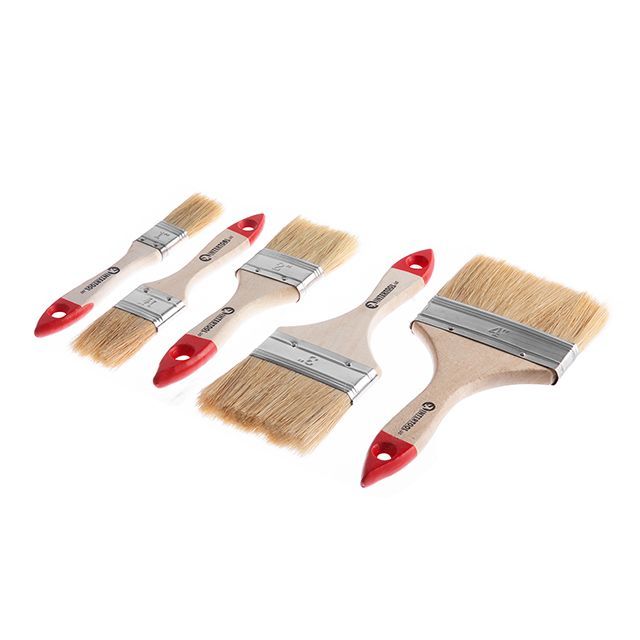 Набор кистей флейцевых 25, 38, 50, 76, 102 мм, 5 ед. INTERTOOL KT-1005