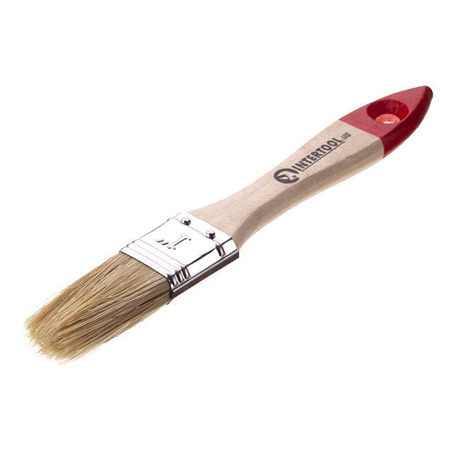 Кисть флейцевая 25*10*42 мм INTERTOOL KT-1225