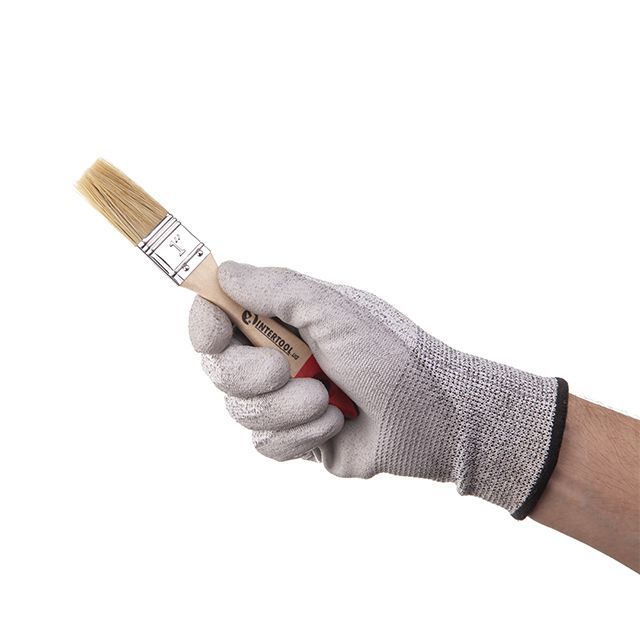 Кисть флейцевая 25*10*42 мм INTERTOOL KT-1225