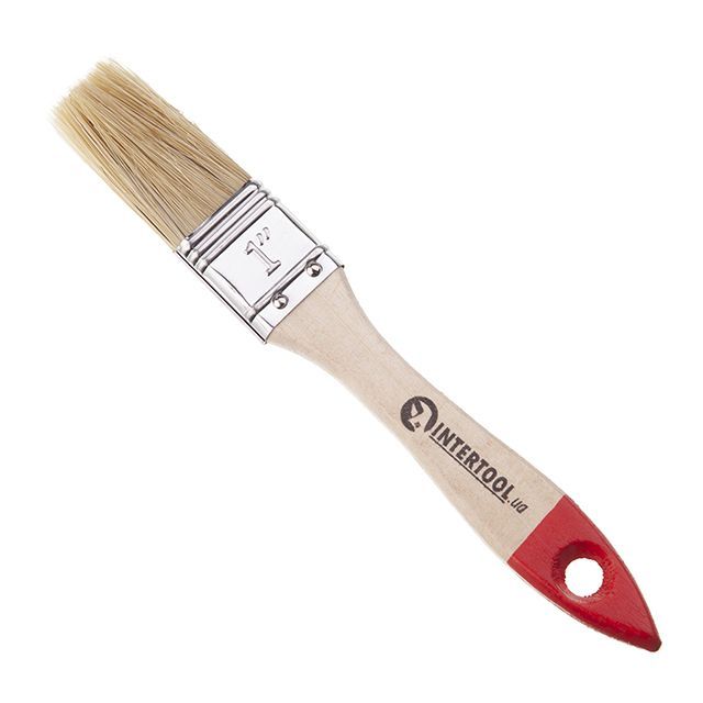 Кисть флейцевая 25*10*42 мм INTERTOOL KT-1225