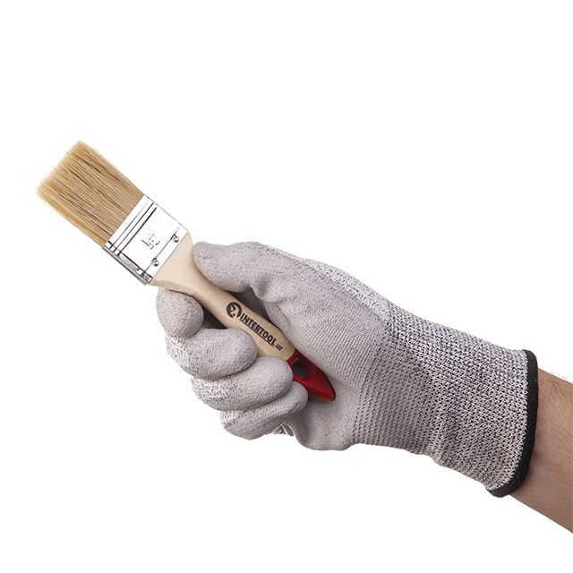 Кисть флейцевая 38*10*44 мм INTERTOOL KT-1238