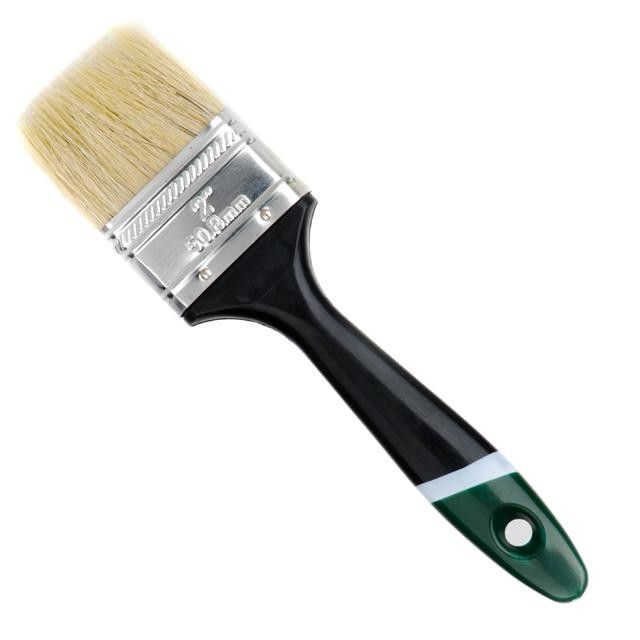 Кисть флейцевая 50*12*38 мм, пластиковая ручка INTERTOOL KT-1350