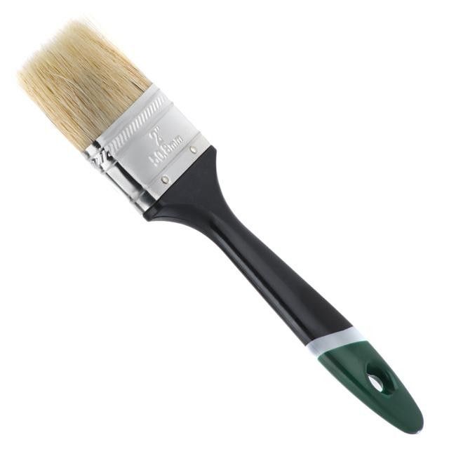 Кисть флейцевая 50*12*38 мм, пластиковая ручка INTERTOOL KT-1350