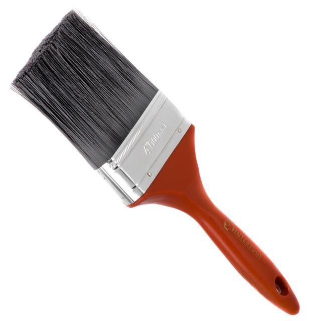 Кисть флейцевая "Лакра", 102*20*83 мм, пластиковая ручка INTERTOOL KT-1502