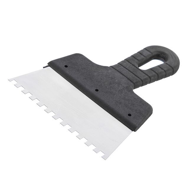 Шпатель из нержавеющей стали 150 мм, зубья 6*6 мм INTERTOOL KT-2156