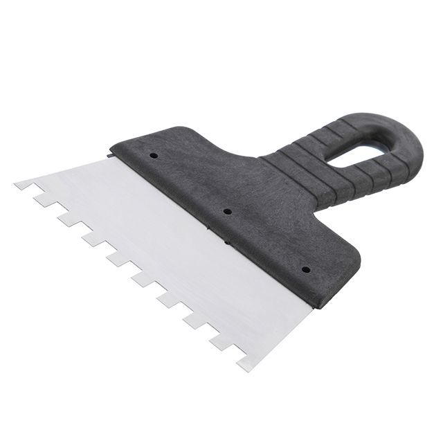 Шпатель из нержавеющей стали 150 мм, зубья 8*8 мм INTERTOOL KT-2158