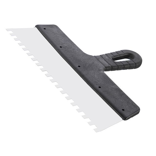 Шпатель из нержавеющей стали 300 мм, зубья 8*8 мм INTERTOOL KT-2308