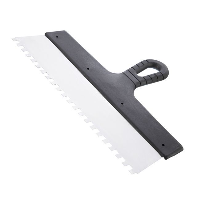 Шпатель из нержавеющей стали 350 мм, зубья 8*8 мм INTERTOOL KT-2358