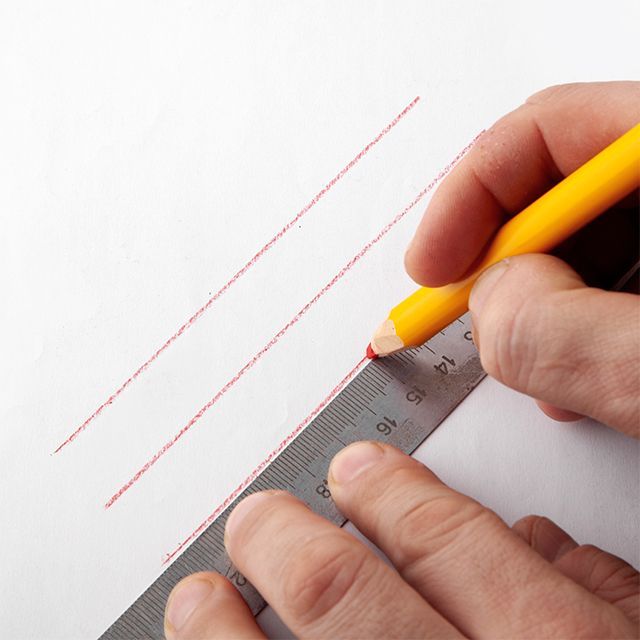 Карандаш для стекла 240 мм, 12 ед./уп. INTERTOOL KT-5001