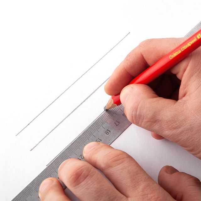 Карандаш столярный 7", 12 ед./уп. INTERTOOL KT-5004