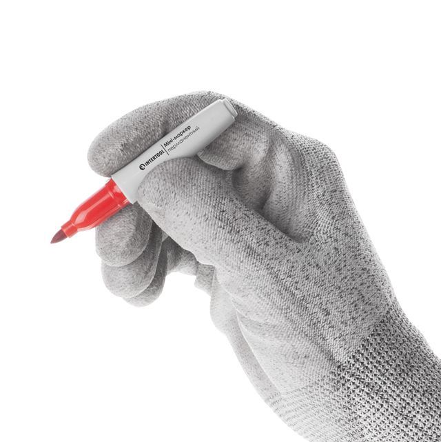 Мини-маркеры перманентные цветные, 80 ед. (черный, синий, зеленый, красный) INTERTOOL KT-5011