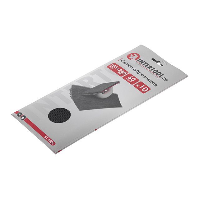 Сетка абразивная 280*105 мм, К60, 10 ед. INTERTOOL KT-6006
