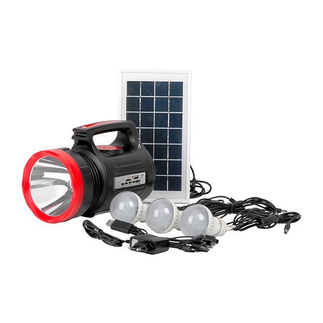 Фонарь аккумуляторный 1 LED 5 W + 22 SMD INTERTOOL LB-0104