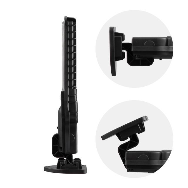 Светильник аккумуляторный настенный 6COB, уличный, солнечная панель, датчик движения, ДУ INTERTOOL LB-0115