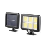 Светильник аккумуляторный настенный 6COB, выносная солнечная панель, датчик движения INTERTOOL LB-0116