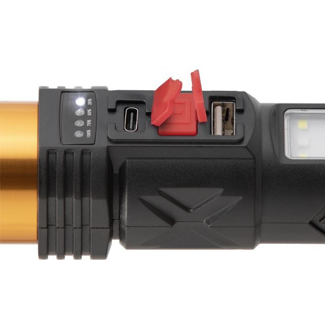 Фонарь ручной мульти, 6 режимов INTERTOOL LB-0125