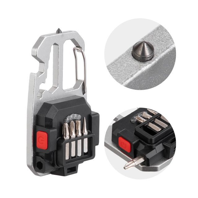 Фонарь-брелок, Multi-tool 9 в 1, STORM INTERTOOL LB-0161