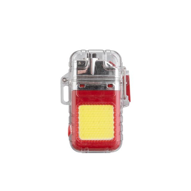 Фонарь брелок с плазменной зажигалкой INTERTOOL LB-0165