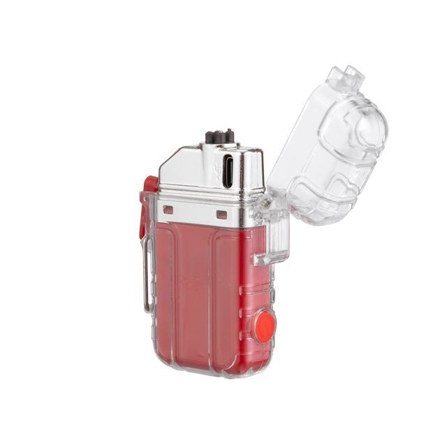 Фонарь брелок с плазменной зажигалкой INTERTOOL LB-0165