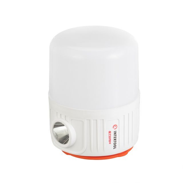 Фонарь для кемпинга, солнечная панель, ДУ, STORM INTERTOOL LB-0214
