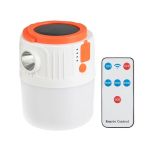 Фонарь для кемпинга, солнечная панель, ДУ, STORM INTERTOOL LB-0214