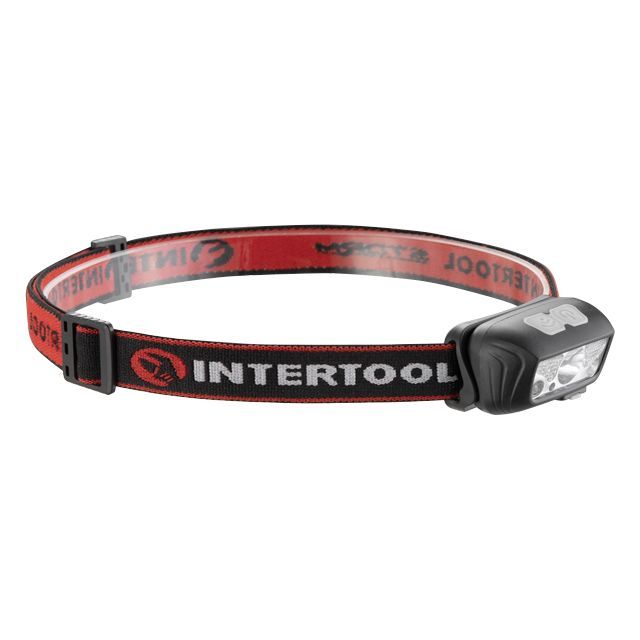 Фонарь налобный аккумуляторный, 6 режимов работы, сенсор, STORM INTERTOOL LB-0310