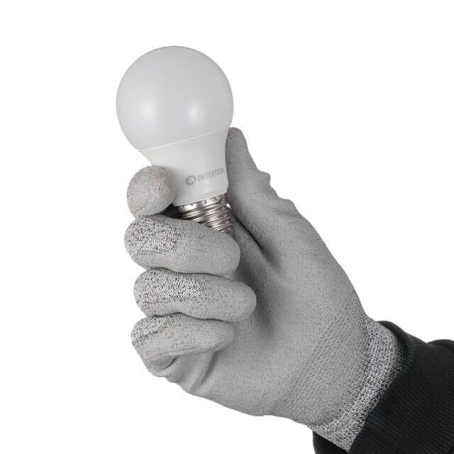 Лампы светодиодные набор из 4 ед. LL-0014, LED A60, E27, 10 Вт, 150-300 В, 4000 K, 30000 ч, гарантия 3 года INTERTOOL LL-4014